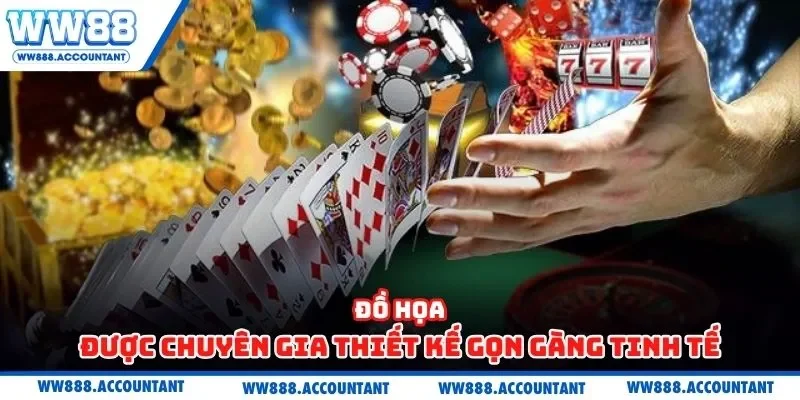 Đồ họa được chuyên gia thiết kế gọn gàng tinh tế